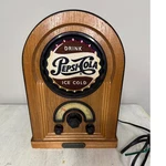 Vintage Pepsi-cola Am/fm Radio Polyconcept Usa Wood Cathedral Style 1996 Retro. Fixed Price $60.00.