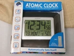 La Crosse 2 Tone Atomic Digital Clock W/ Indoor-outdoor Temp. New. Fixed Price $34.95.