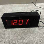 Iluv Jumbo Led Alarm Clock W/ Wireless Shaker Tsboom. Fixed Price $21.21.