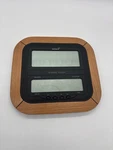 Skyscan Wood Framed Atomic Clock 88900/88901 Tested Works. Fixed Price $28.99.