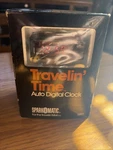 Vintage Sparkomatic Travelin Time Auto Digital Clock Led 1. Fixed Price $39.99.