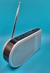 Vintage Sony ICF-304 Silver Portable Radio Am/fm Battery Powered -tested/works. Fixed Price $28.62.