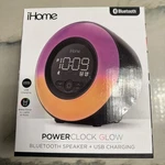 Ihome Powerclock Glow Alarm - Bluetooth Color Changing Fm Radio W.... Fixed Price $29.95.