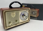 New Prunus J-110 Retro Portable Radio Am/fm/shortwave Bt Speaker W/ Power Cord. Fixed Price $41.39.