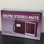 Realistic 12-131 Am/fm Stereo-mate Radio Built Speaker Vintage Vtg. Fixed Price $34.95.