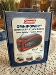 Coleman Omnipower Outrider Self Powered Solar Radio Portable Am&fm Open Box. Fixed Price $25.00.