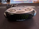 Vintage 7-4894A Am/fm Digital Alarm Clock Radio Gray Tested Works. Fixed Price $22.99.