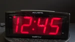 Acurite 7" Intelli-time Digital Alarm Clock 13003 Electric Works. Fixed Price $11.99.