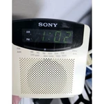 Vintage Sony ICF-C150 Digicube Ivory Alarm Clock Am/fm Radio Works Great. Fixed Price $20.00.