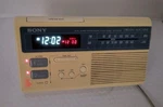 Vintage 1980'S Sony Dream Machine Dual Alarm/fm/am Clock Radio ICF-C221W. Fixed Price $24.59.