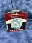 Ford Thunderbird Clock Music Radio Cd Chrome Purple Neon Green New In Box. Fixed Price $79.99.