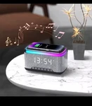 New Wireless Fast Charger With Bluetooth Speaker Smart Alarm Clocks Sound. Fixed Price $45.00.