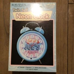 Ravina Twin Bell 8 Neon Alarm Clock Eat Joe's, Best Diner Town!. Fixed Price $25.00.
