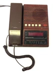 Brown Jcpenny Am/fm Telephone Clock Radio Model 680-3027 Made In Hong Kong Parts. Fixed Price $32.00.