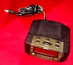 Gpx Radio Alarm Clock Model: CR2004-GREEN/BLACK-CORDED/BATT.BKUP.-TESTED/WORKS. Fixed Price $9.75.