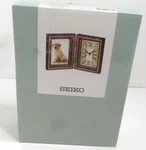 Seiko Quartz Picture Frame Clock QXG138BLH (G124691-6B (n) BY-111). Fixed Price $19.95.