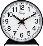 Equity 14075 Black Analog Wind-up Alarm Clock. Fixed Price $19.94.