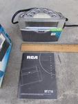 Rca Dual Wake Digital Am/fm Tuning Clock Radio - RP3710 With Instructions. Fixed Price $10.00.