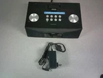 Black Ihome #ID84 Dual Charging Alarm Clock Radio W/ Adapter!. Fixed Price $19.95.
