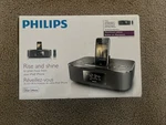 New Philips DC290B Docking System Iphone Ipod Alarm Radio W/ Remote.. Fixed Price $61.00.