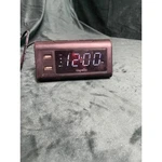 Capello Double Charge Alarm Clock CA-20A Black Dual Usb Charging Ports Digital. Fixed Price $10.00.