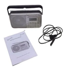 Supersonic Radio 4 Band AM/FM/SW1-2 Pll Silver. Fixed Price $10.00.