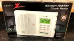 Zenith Am/fm Clock With Tv Band, Model Z222W. Fixed Price $34.39.