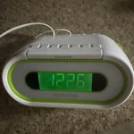 Memorex Am Fm Alarm Clock Radio W207-GRN Tested Working Snooze Electric Antenna. Fixed Price $9.99.