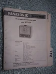 Panasonic RC-7117 Service Manual Original Repair Book Clock Radio. Fixed Price $19.99.