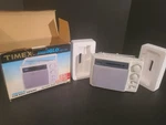 New Box Timex Indiglo Lighted Portable 4 Band Weather Clock Radio. Fixed Price $40.00.
