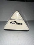 Vintage Tel-time T-10 Talking Alarm Clock Triangle Pyramid Tested. Fixed Price $25.00.