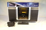 Sharper Image Blue Night Cd Stereo GM807 W/ Box And Adapter Working *read*. Fixed Price $64.99.