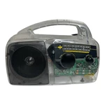 Vintage Freeplay Self Powered Am/fm Radio Solar Crank Clear See Through For Part. Fixed Price $9.99.
