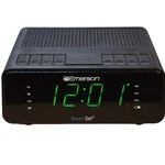Emerson CKS1900 Smartset Dual Alarm Clock Radio Am/fm Green Led 6". Fixed Price $15.00.