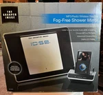 Sharper Image Fog- Free Shower Mirror MP3/RADIO Wireless Speaker. Fixed Price $50.00.