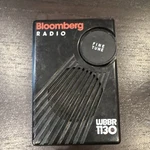 Bloomberg Wbbr 1130 Am/fm Pocket Radio Black Fine Tune Dial Headphone Jack. Fixed Price $15.00.