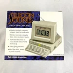 Vtg Silicon Sound Computer Alarm Clock Radio Am Fm Retro Desktop Model 888-0737. Fixed Price $74.99.