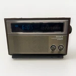Vintage Sony Digimatic ICF-C815W Am/fm Clock Radio Wood Grain Blue Display. Fixed Price $69.97.