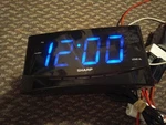 Sharp Led Alarm Clock Model SPC754 Tf. Fixed Price $20.00.
